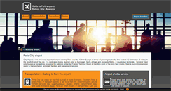 Desktop Screenshot of orly.airport-paris.com