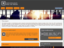 Tablet Screenshot of airport-paris.com