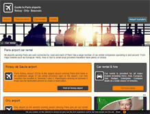 Tablet Screenshot of car-rental.airport-paris.com