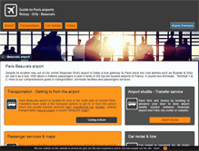 Tablet Screenshot of beauvais.airport-paris.com